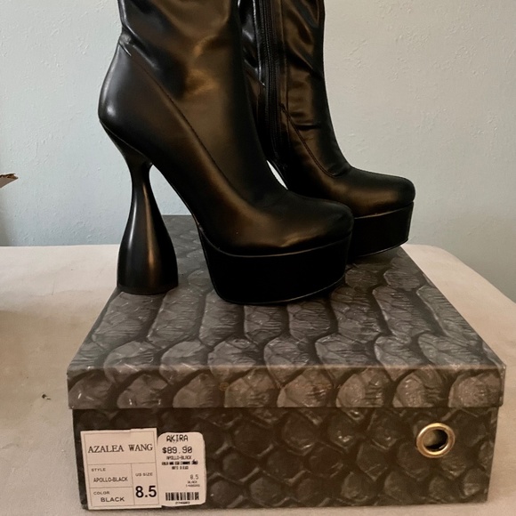 Akira AZALEA WANG Apollo Chunky Platform Ankle Boots - Picture 7 of 8